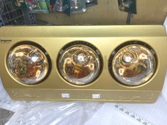 Đèn sưởi treo tường Kangaroo KGWH3/G Kích thước 55cm (3 bóng vàng có thể đổi thành bóng trắng). Đèn sưởi ấm đa năng lắp đặt linh hoạt cho nhà tắm, phòng ngủ, bếp