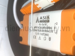 Đèn trần nổi vỏ đen thân ngắn Asia 10W OBLD10 (đèn ống bơ)