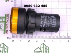 Đèn tủ điện 220V 22mm màu Vàng ND16-22DS