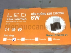 Đèn tương Kim Cương 6W Asia DTU-KC-01 ánh sáng Vàng