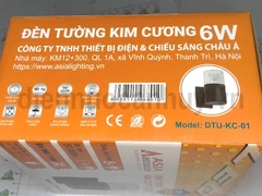 Đèn tương Kim Cương 6W Asia DTU-KC-01 ánh sáng Vàng