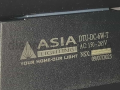 Đèn tường trang trí địa cầu Asia 6W mầu trắng