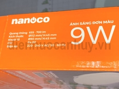 Đèn led downlight Nanoco NED096S 6500K trắng cảm biến chuyển động (âm trần)