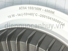 Bóng đèn ầm trần led downlight Rạng Đông AT04 155/16W trung tính tt