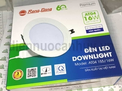 Đèn led downlight Rạng Đông AT04 155/16W vàng 3000k