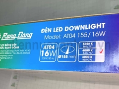 Bóng đèn ầm trần led downlight Rạng Đông AT04 155/16W trung tính tt