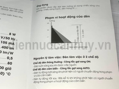 Đèn led gương cảm biến Rạng Đông G04.PIR/8W as Trắng