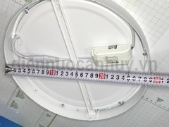 Đèn led ốp trần Rạng Đông D LN09L 300/24W khung sắt tròn as Vàng