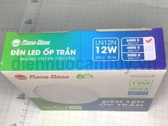 Đèn led ốp trần tròn Rạng Đông LN12N 170/12W as Trắng