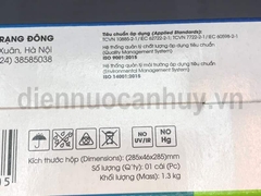 Đèn led ốp trần Rạng Đông LN12N 300x300 24W Vuông as Trắng
