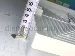 Đèn led ốp trần Rạng Đông LN12N 300x300 24W Vuông as Trắng