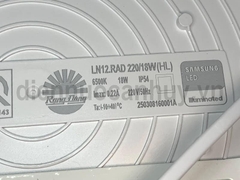 Đèn led ốp trần tròn có cảm biến chuyển động 220/18W LN12.RAD