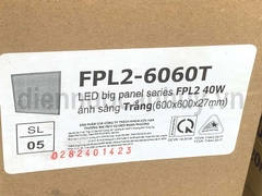 Đèn led panel MPE FPL 2-6060 as trắng  600x600mm 40W