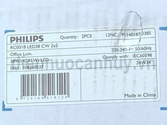Đèn led panel Philips RC001B 600x600mm as trắng 38W