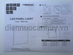 Đèn panel Paragon PLPA40L-E - 600x600 as Trắng