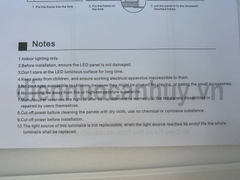 Đèn panel Paragon PLPA40L-E - 600x600 as Trắng
