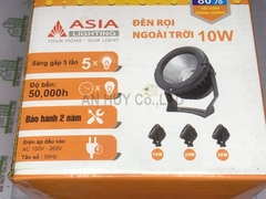 Đèn rọi ngoài trời Asia 10W as Vàng