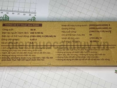 Đèn tuýp Rạng Đông M36 - Ovan 1.2m 50W