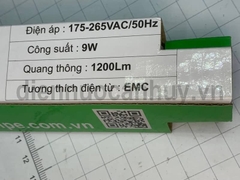 Đèn tuýp thủy tinh MPE GT8-60T - 0.6m 9W as trắng