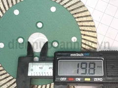 Đĩa cắt kim cương Berrylion 041115518 (114x15x2.2x20mm). Lưỡi cắt khô đa năng chuyên gạch đá, bê tông, chịu nhiệt tốt