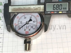Đồng hồ đo áp suất mặt dầu 50kg loại to