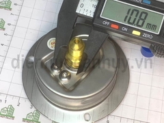 Đồng hồ đo áp suất mặt dầu Hongsen HS-OG-1.8L xanh sử dụng với gas R22 R134a R404A R407c