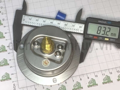 Đồng hồ đo áp suất mặt dầu Hongsen HS-OG-1.8L xanh sử dụng với gas R22 R134a R404A R407c
