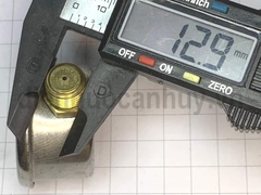 Đồng hồ đo áp suất mặt dầu 10kg loại nhỏ bơm bánh xe