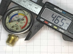 Đồng hồ đo áp suất mặt dầu 10kg loại nhỏ bơm bánh xe