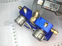 Đồng hồ nạp gas đôi không dây Value VMG-2-R410A-B-03