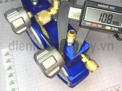 Đồng hồ nạp gas đôi không dây Value VMG-2-R410A-B-03