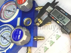 Đồng hồ nạp gas đôi không dây Value VMG-2-R410A-B-03