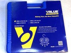Đồng hồ nạp gas đôi có dây Value VMG-2-R410A-B