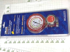 Đồng hồ nạp gas đơn đỏ Value VMG-1-U-H