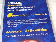 Đồng hồ nạp gas đơn đỏ Value VMG-1-U-H