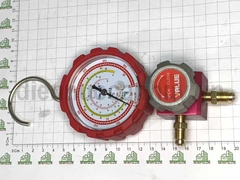 Đồng hồ nạp gas đơn đỏ Value VMG-1-U-H