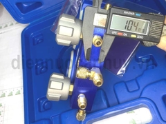 Đồng hồ nạp gas đôi có dây Value VMG-2-R22-B