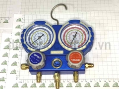 Đồng hồ nạp gas đôi không dây Value VMG-2-R22-B-03