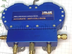 Đồng hồ nạp gas đôi không dây Value VMG-2-R22-B-03