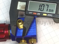 Đồng hồ nạp gas đơn đỏ Hongsen HS-468AH