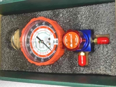 Đồng hồ nạp gas đơn đỏ Hongsen HS-468AH