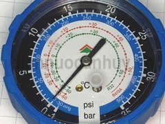 Đồng hồ nạp gas đơn xanh Hongsen HS-468AL