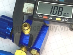 Đồng hồ nạp gas đơn xanh Hongsen HS-468AL