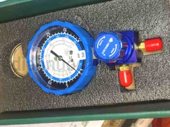 Đồng hồ nạp gas đơn xanh Hongsen HS-468AL
