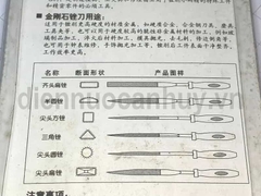 Dũa Mo cong bán nguyệt loại nhỏ 3x150 Berrylion