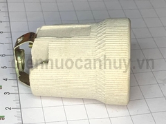 Đui sứ loại có giá treo E27 ren M10 Ominsu