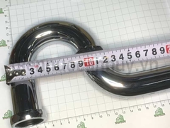 Bộ xi phông chậu rửa mặt inox chữ P
