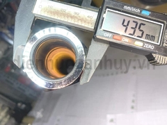 Đuôi xi phông chậu rửa mặt đồng mạ inox uấn cong sun 60 cm