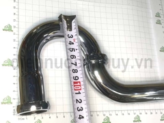 Bộ xi phông chậu rửa mặt inox chữ P
