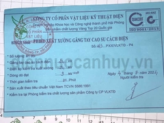 Găng tay cao su cách điện 24kV loại nhỏ